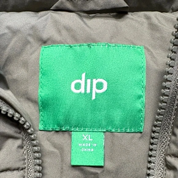 Dip Olive Quilted Vest - Picture 2 of 3
